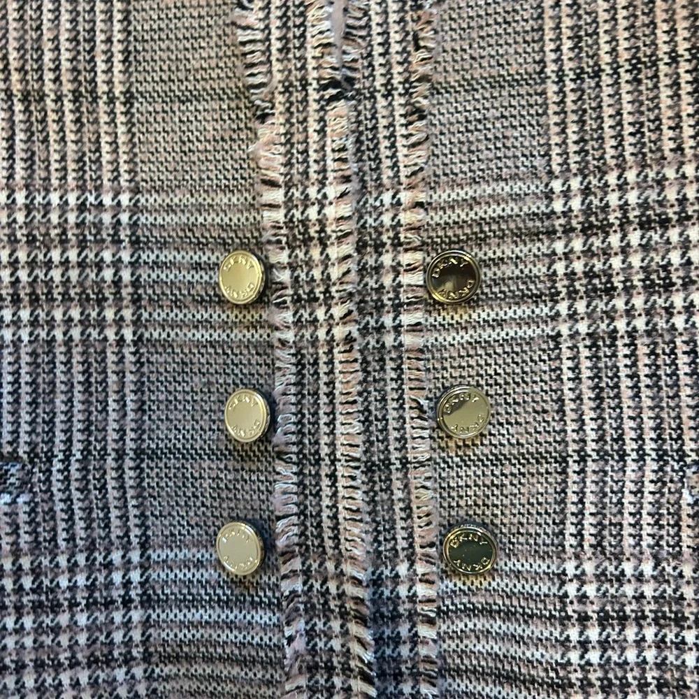 DKNY NWT Tweed Blazer Women’s Size 16 - Picture 5 of 11